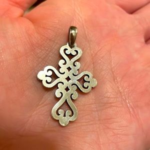 Retired James Avery Spanish Mission Cross pendant.